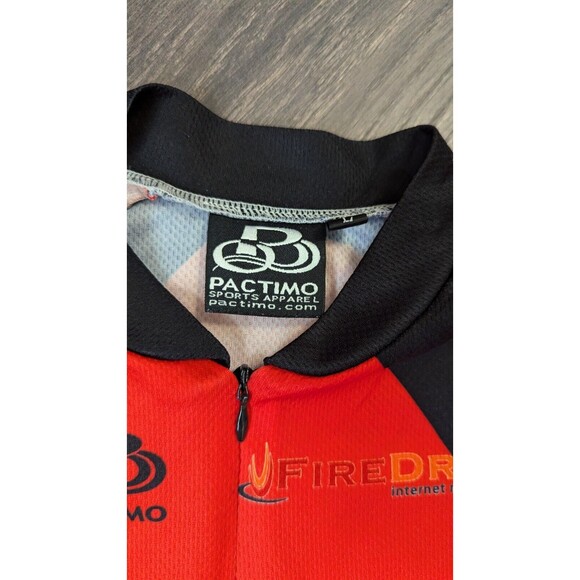 Colorado Pactimo cycling jersey men's Size Large Red Black Short Sleeve (507) - Picture 2 of 2